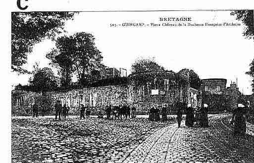 Ville de GUINGAMP Carte postale ancienne